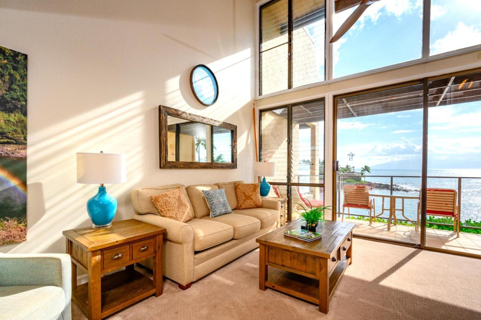 Kbm Resorts Free Car Napili Point Nap-C18 Ocean Front Spacious Villa Капалуа Экстерьер фото