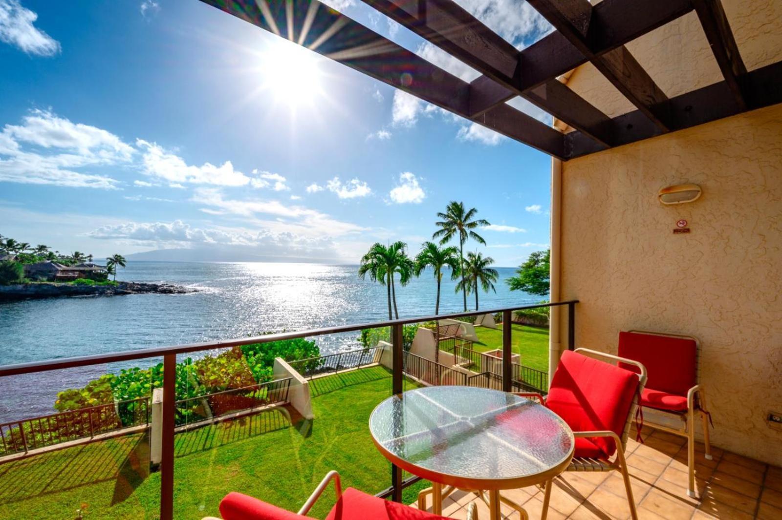 Kbm Resorts Free Car Napili Point Nap-C18 Ocean Front Spacious Villa Капалуа Экстерьер фото